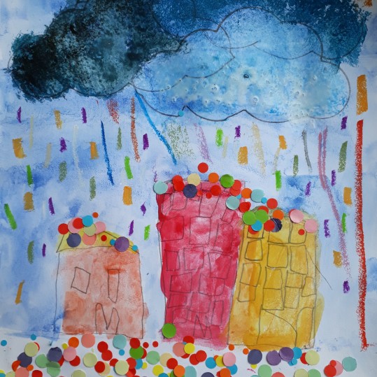 Une pluie de confettis - atelier parent-enfant - Caen -Musartdit (7)